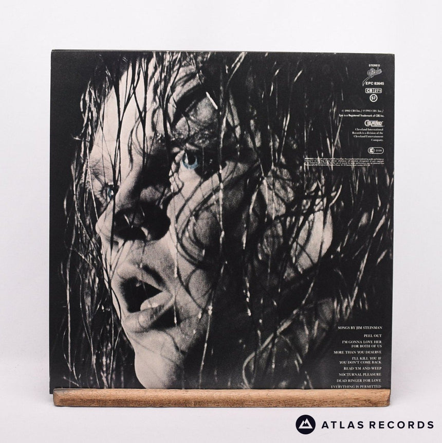 Meat Loaf - Dead Ringer - Lyric Sheet LP Vinyl Record - EX/NM