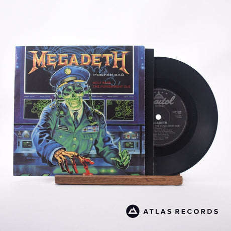 Megadeth Holy Wars... The Punishment Due 7" Vinyl Record - Front Cover & Record