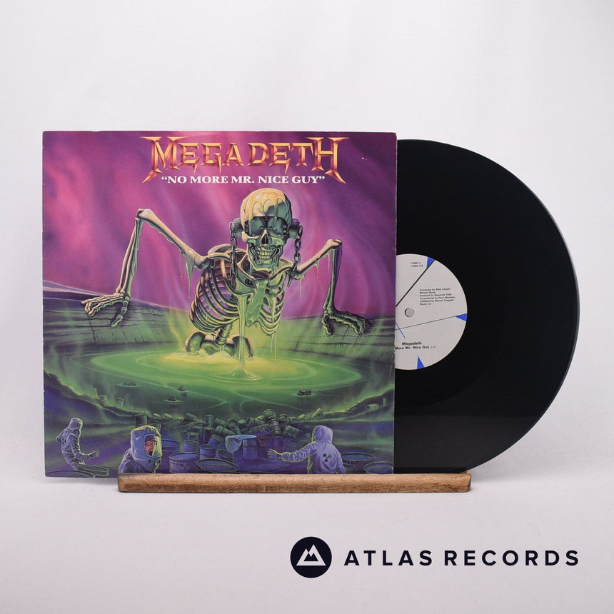 Megadeth No More Mr. Nice Guy 12" Vinyl Record - Front Cover & Record
