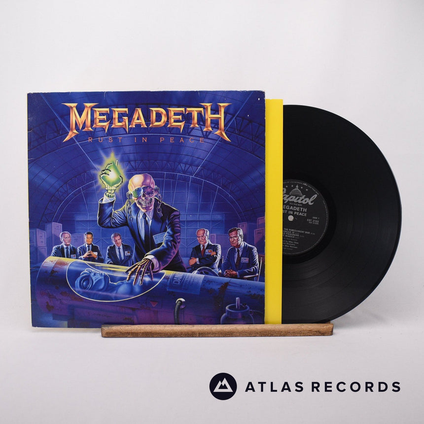 Megadeth Rust In Peace LP Vinyl Record - Front Cover & Record