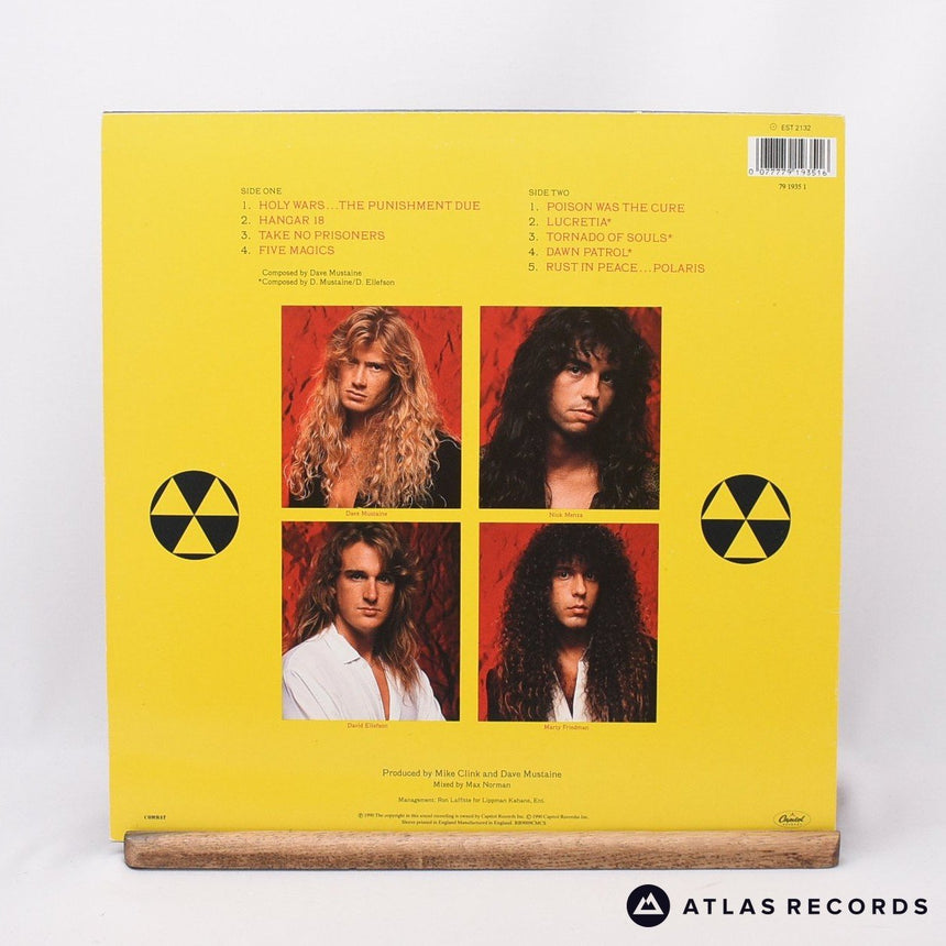 Megadeth - Rust In Peace - A-1 B-1 LP Vinyl Record - EX/VG+