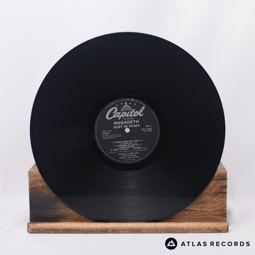 Megadeth - Rust In Peace - A-1 B-1 LP Vinyl Record - EX/VG+