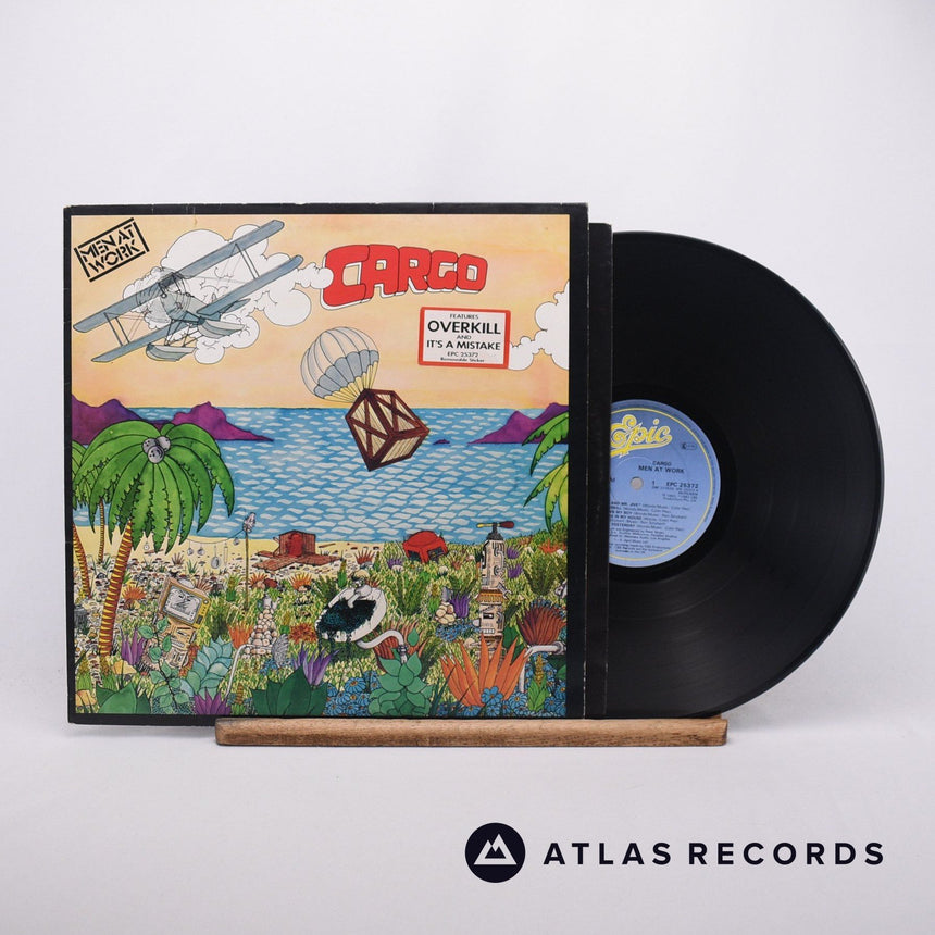 Men At Work Cargo LP Vinyl Record - Front Cover & Record