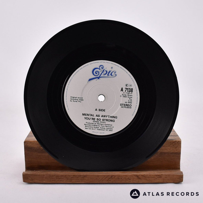Mental As Anything - You're So Strong - 7" Vinyl Record - EX/EX