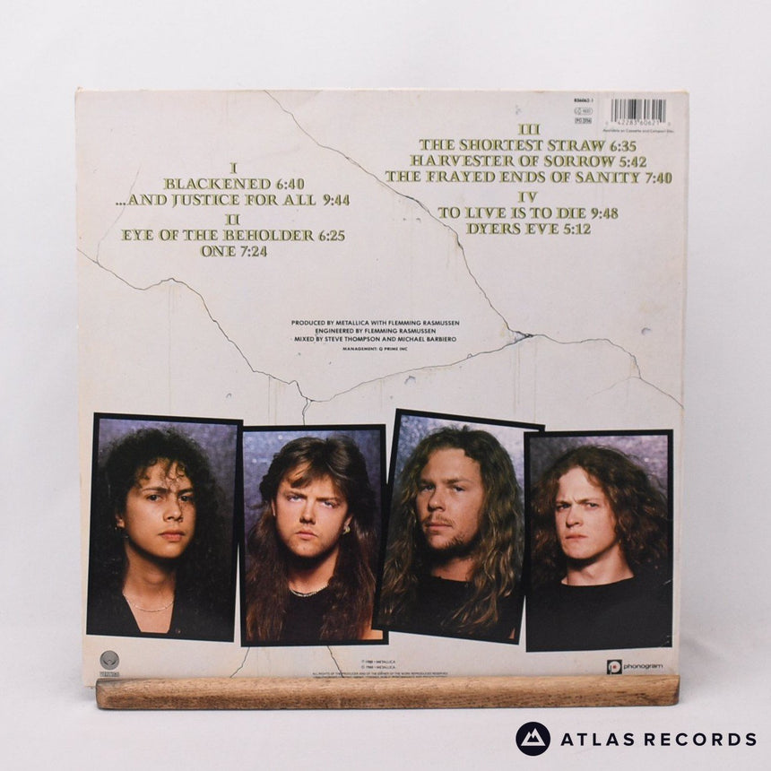 Metallica - ...And Justice For All - Dmm 2 x LP Vinyl Record - VG+/VG+