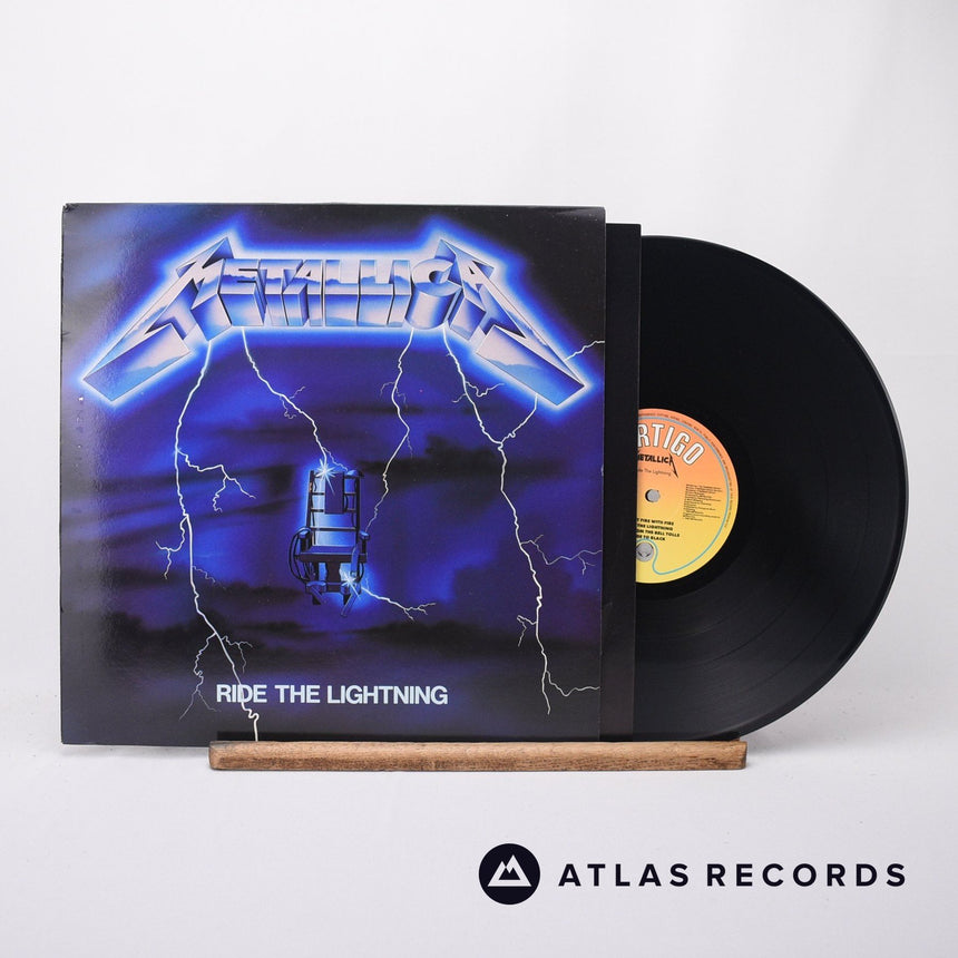Metallica - Ride The Lightning - Reissue LP Vinyl Record - VG+/VG+