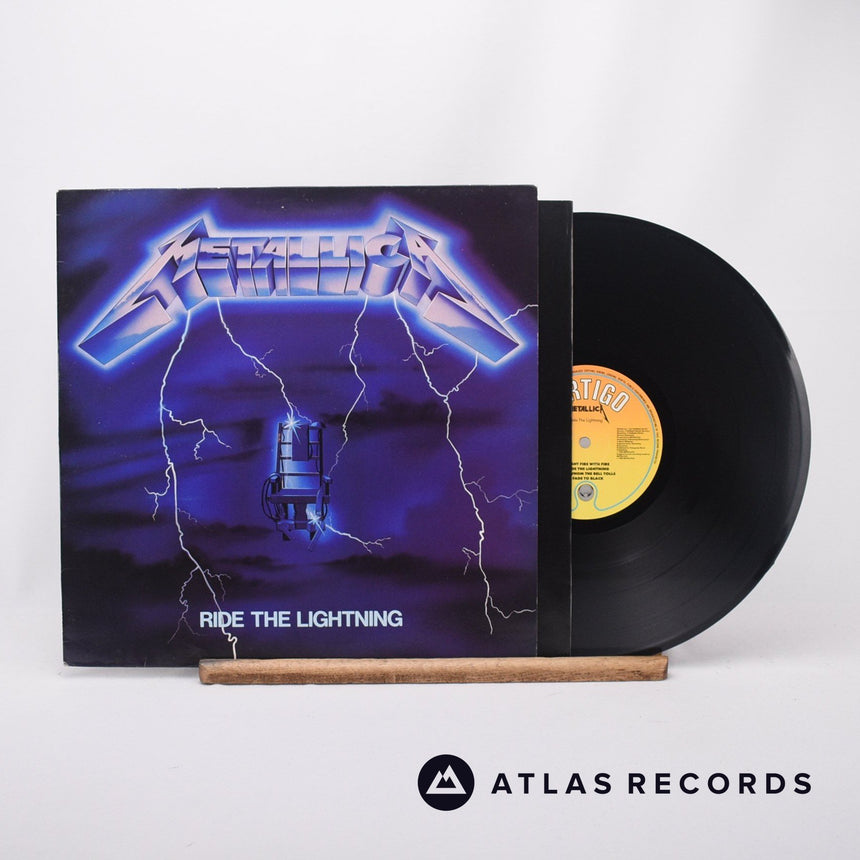 Metallica Ride The Lightning LP Vinyl Record - Front Cover & Record