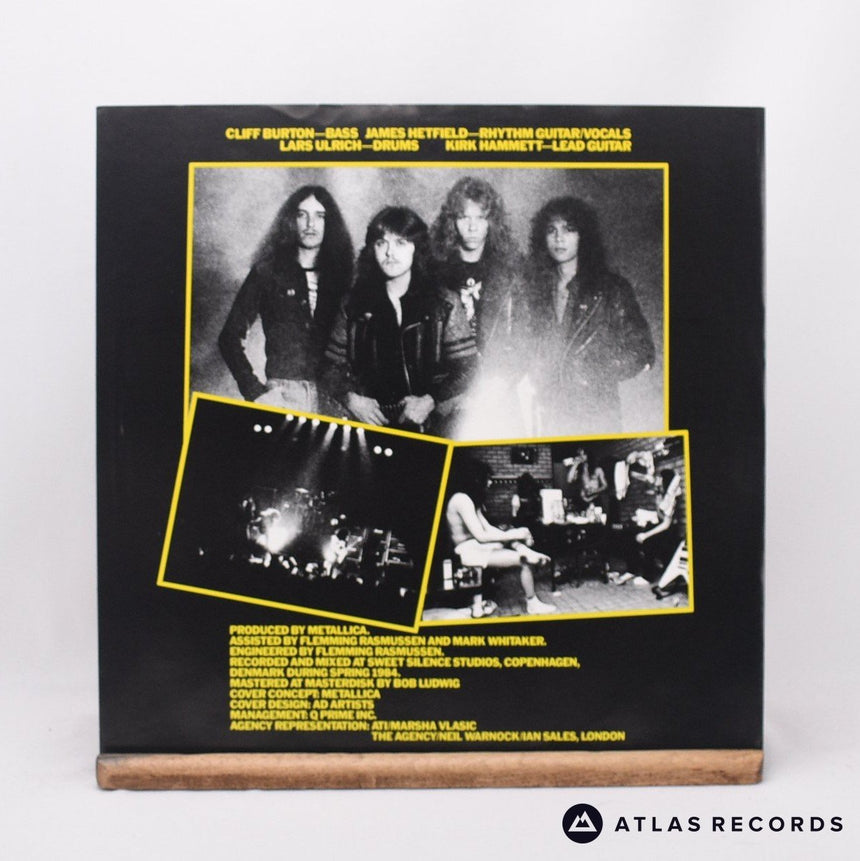 Metallica - Ride The Lightning - Reissue LP Vinyl Record - EX/VG+