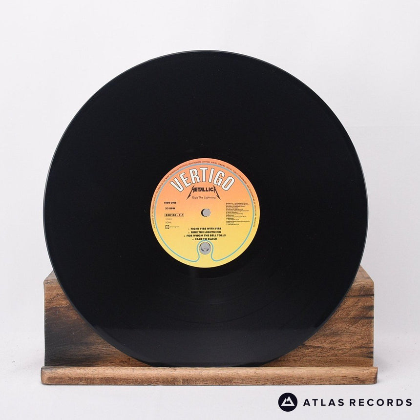 Metallica - Ride The Lightning - Reissue LP Vinyl Record - VG+/VG+