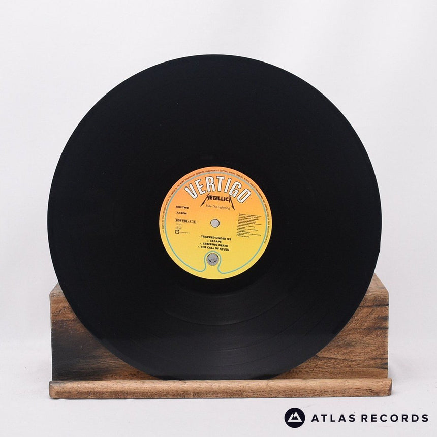 Metallica - Ride The Lightning - Reissue LP Vinyl Record - EX/VG+