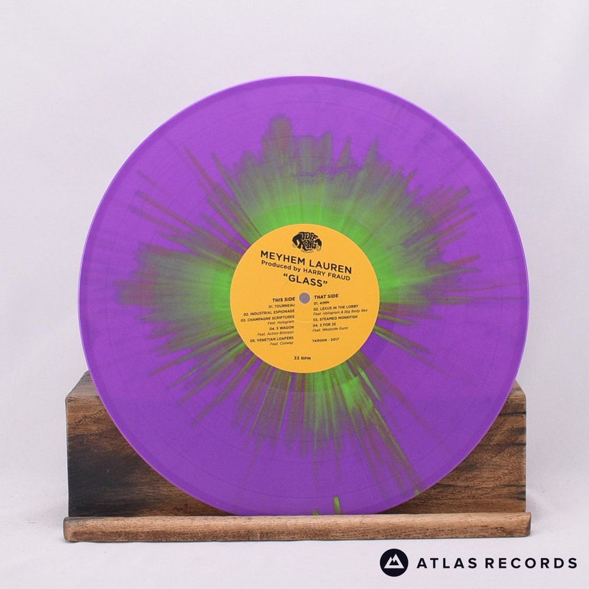 Meyhem - Glass - Purple/Green Splatter A B LP Vinyl Record - NM/NM