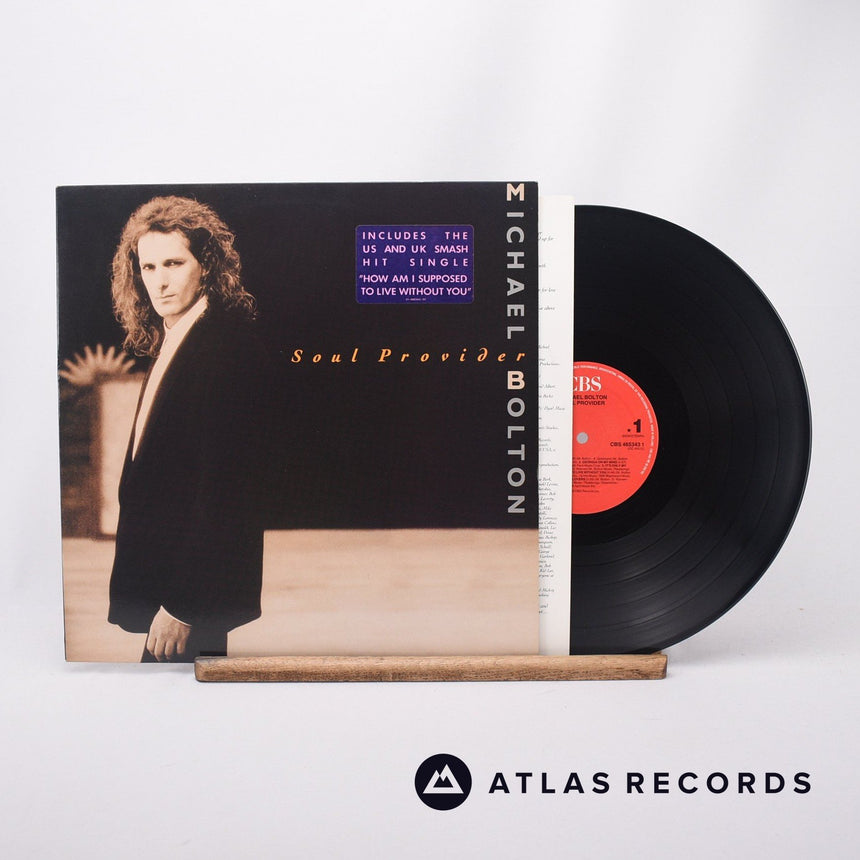 Michael Bolton Soul Provider LP Vinyl Record - Front Cover & Record