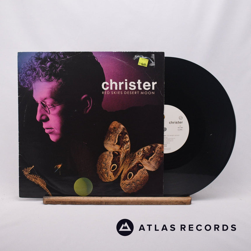 Michael Christer Red Skies Desert Moon 12" Vinyl Record - Front Cover & Record