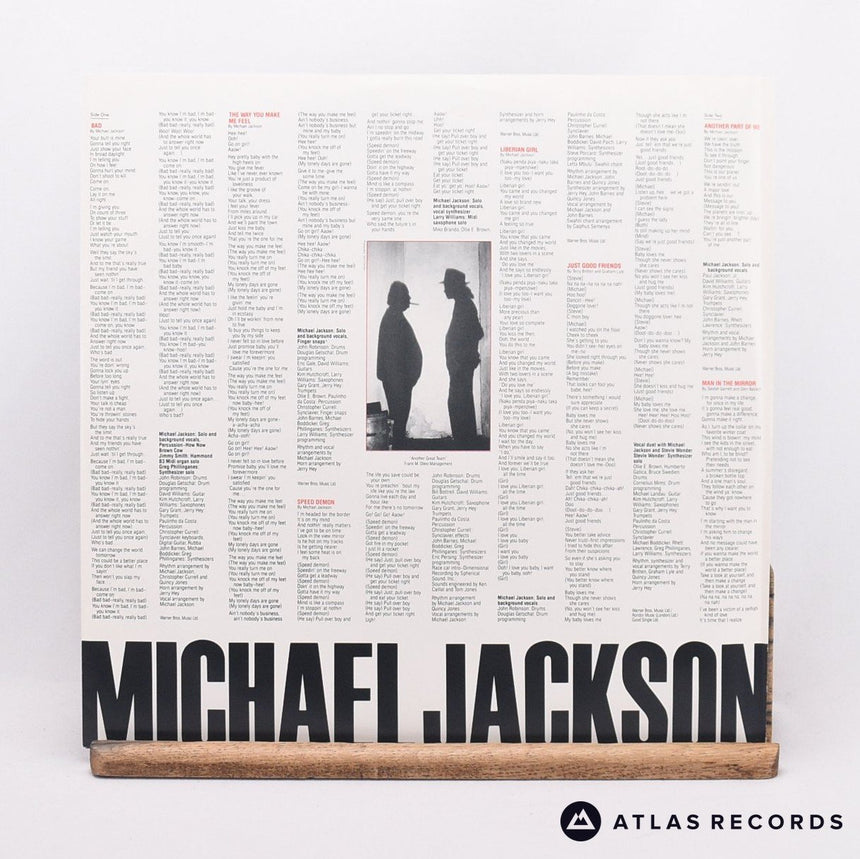 Michael Jackson - Bad - Gatefold LP Vinyl Record - EX/EX