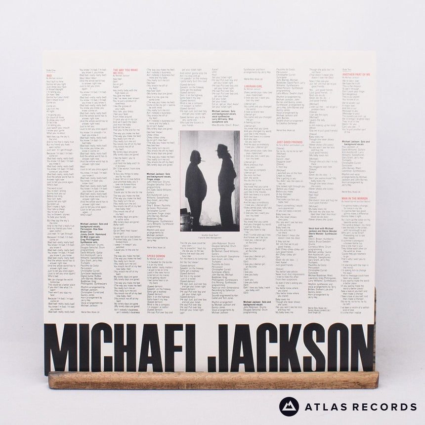 Michael Jackson - Bad - Gatefold A* B9 LP Vinyl Record - EX/EX