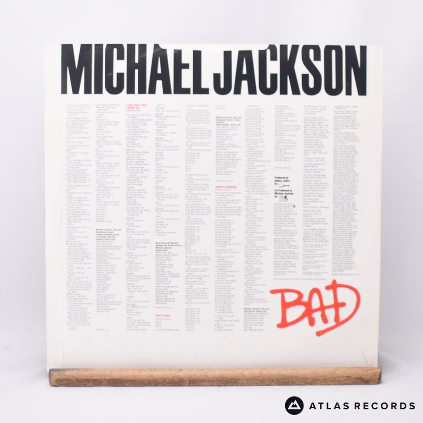 Michael Jackson - Bad - Gatefold LP Vinyl Record - EX/EX