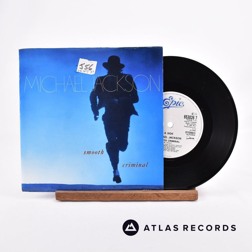 Michael Jackson Smooth Criminal 7" Vinyl Record - Front Cover & Record