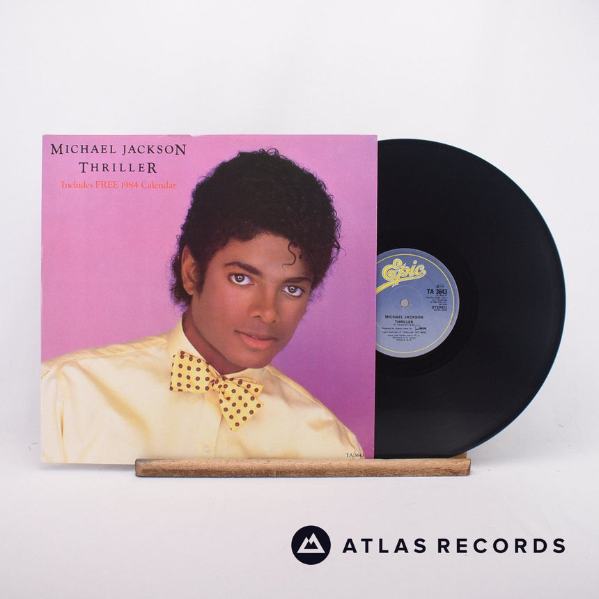 Michael Jackson Thriller 12" Vinyl Record - Front Cover & Record