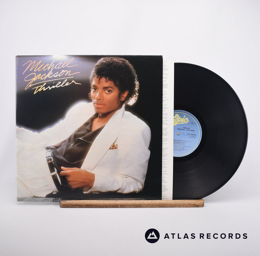 Michael Jackson Thriller LP Vinyl Record - Front Cover & Record