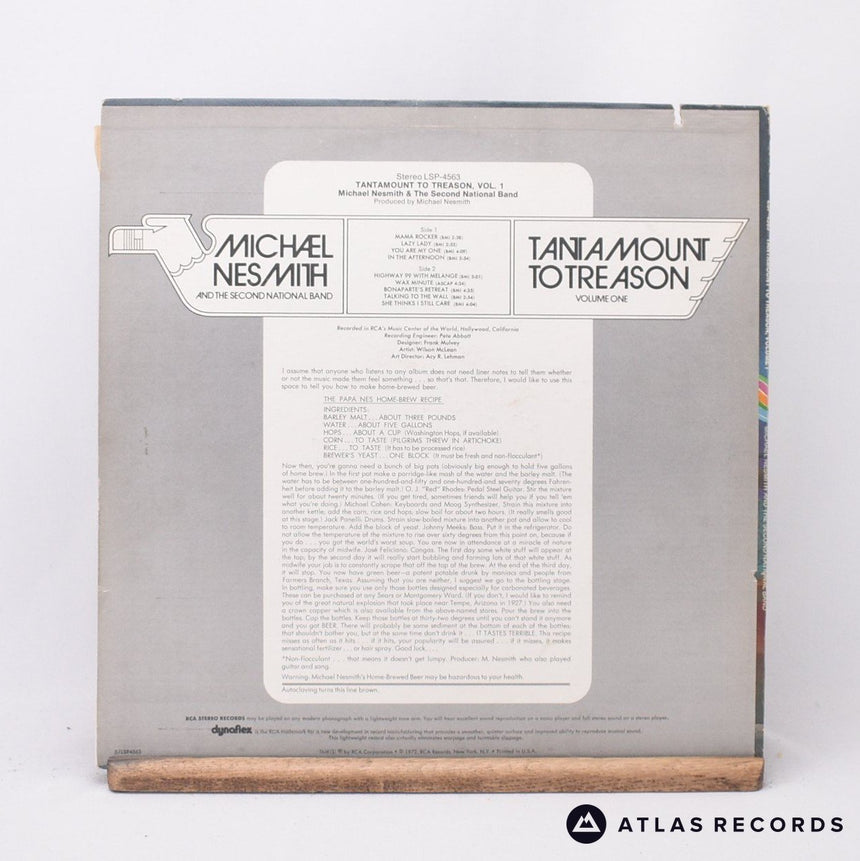 Michael Nesmith & The Second National Band - Tantamount To Treason Vo - LP Vinyl