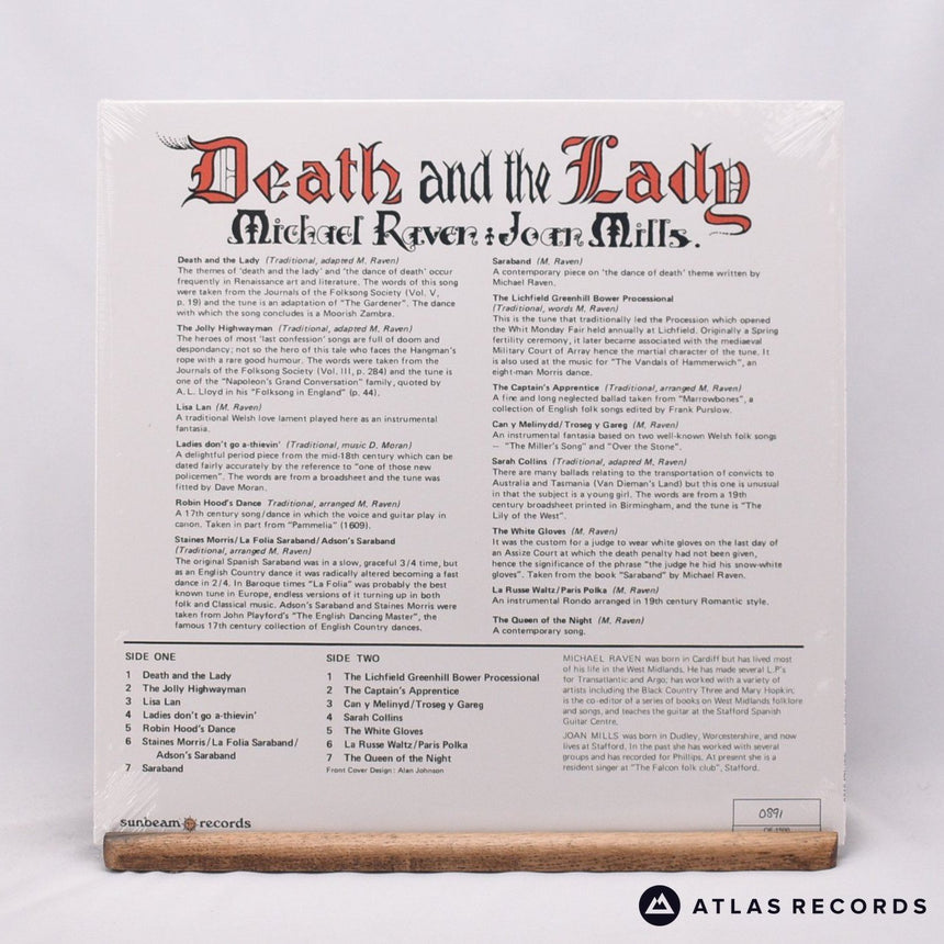 Michael Raven - Death And The Lady - Limited Edition LP Vinyl Record - NEW