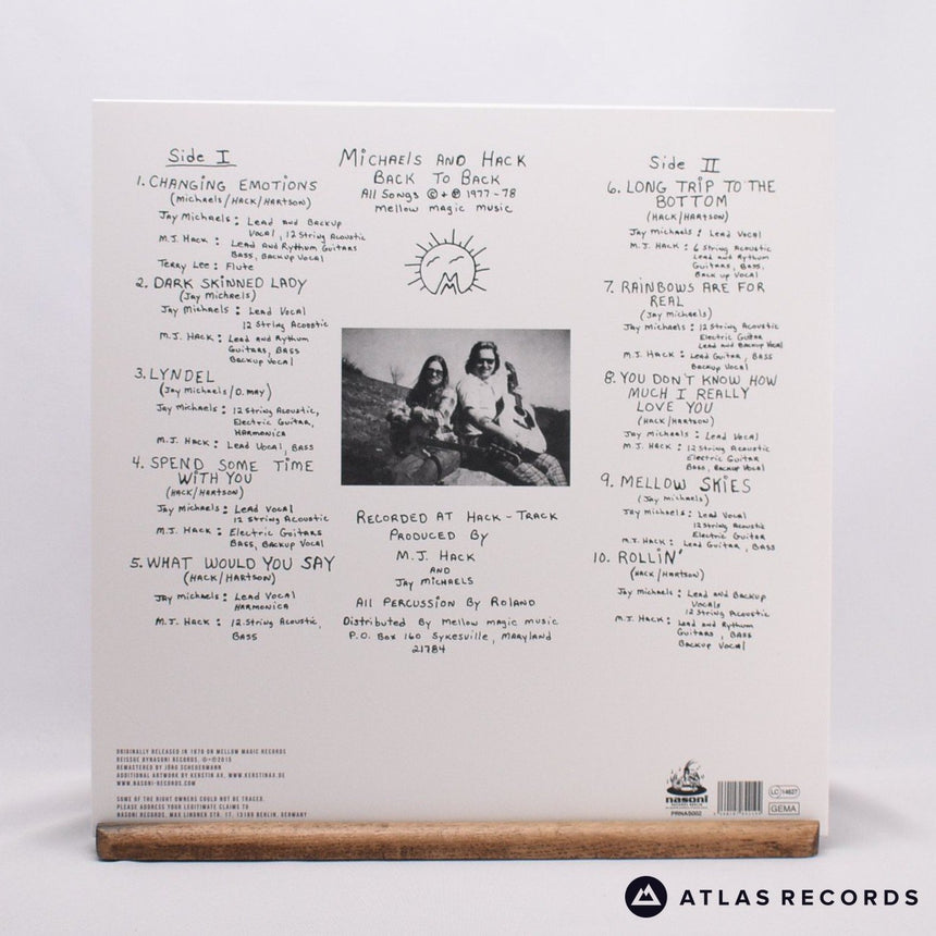 Michaels & Hack - Back To Back - Purple LP Vinyl Record - NM/NM