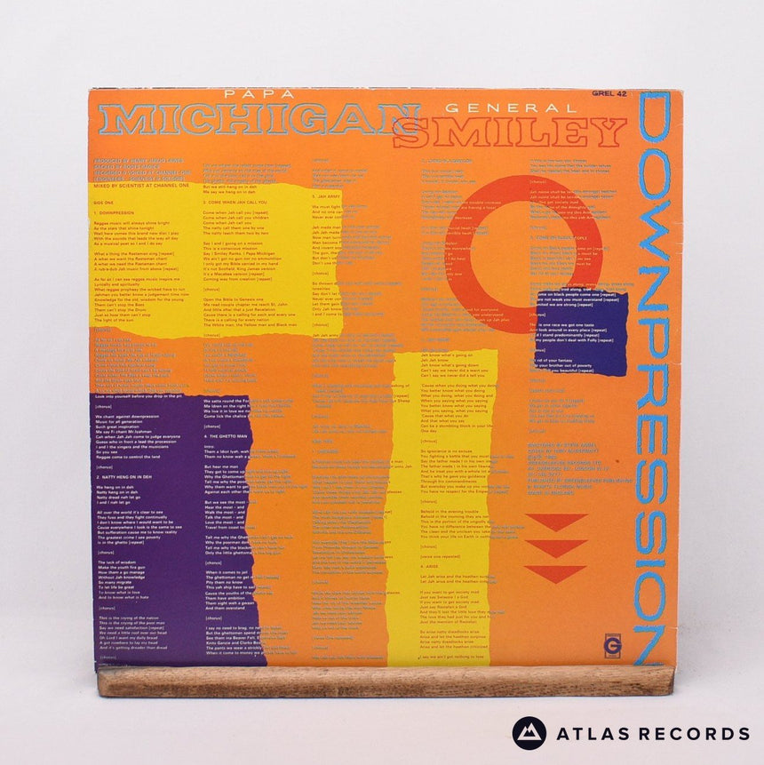 Michigan & Smiley - Downpression - LP Vinyl Record - EX/EX