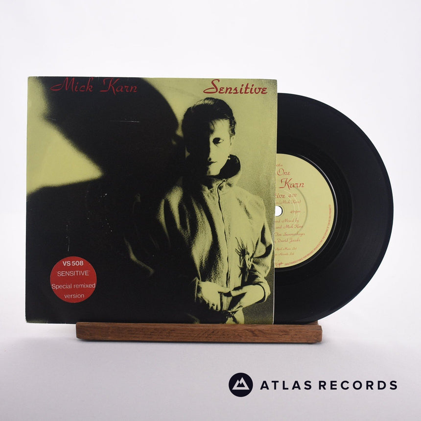 Mick Karn Sensitive 7" Vinyl Record - Front Cover & Record
