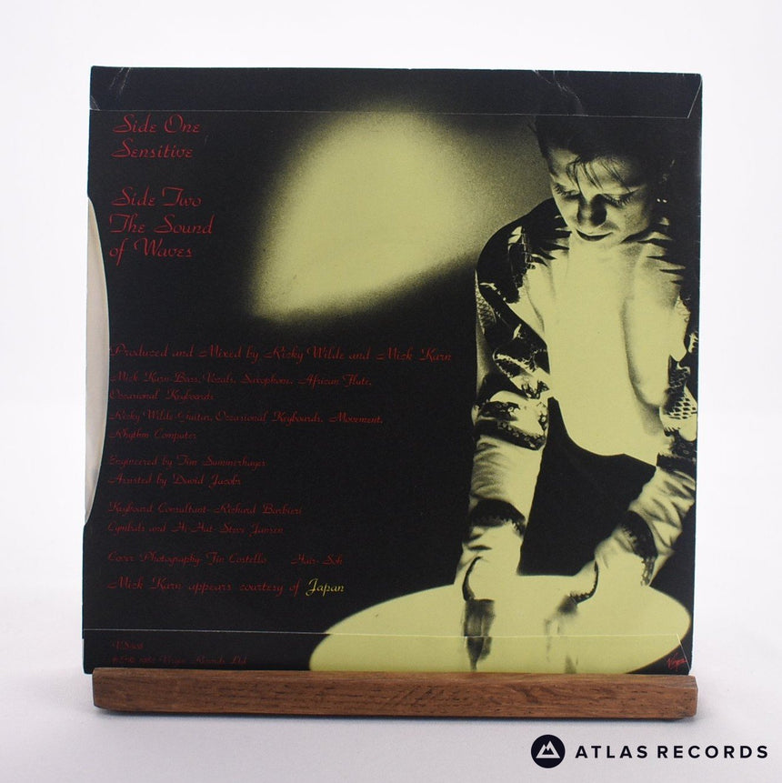 Mick Karn - Sensitive - 7" Vinyl Record - VG+/EX