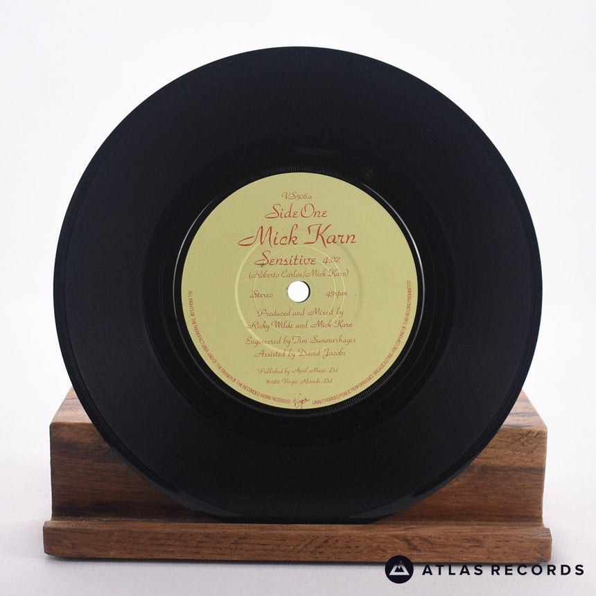 Mick Karn - Sensitive - 7" Vinyl Record - VG+/EX