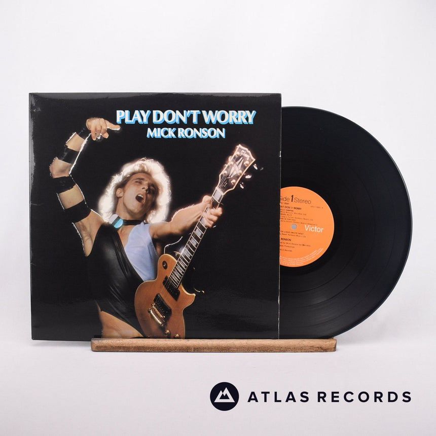 Mick Ronson Play Don't Worry LP Vinyl Record - Front Cover & Record