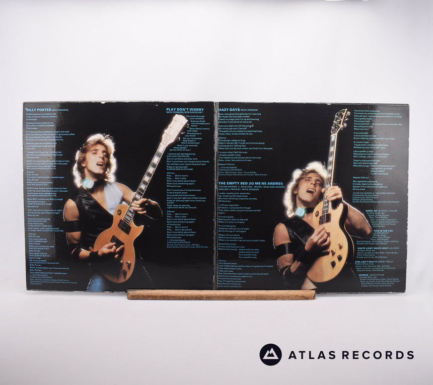 Mick Ronson - Play Don't Worry - Gatefold LP Vinyl Record - EX/EX