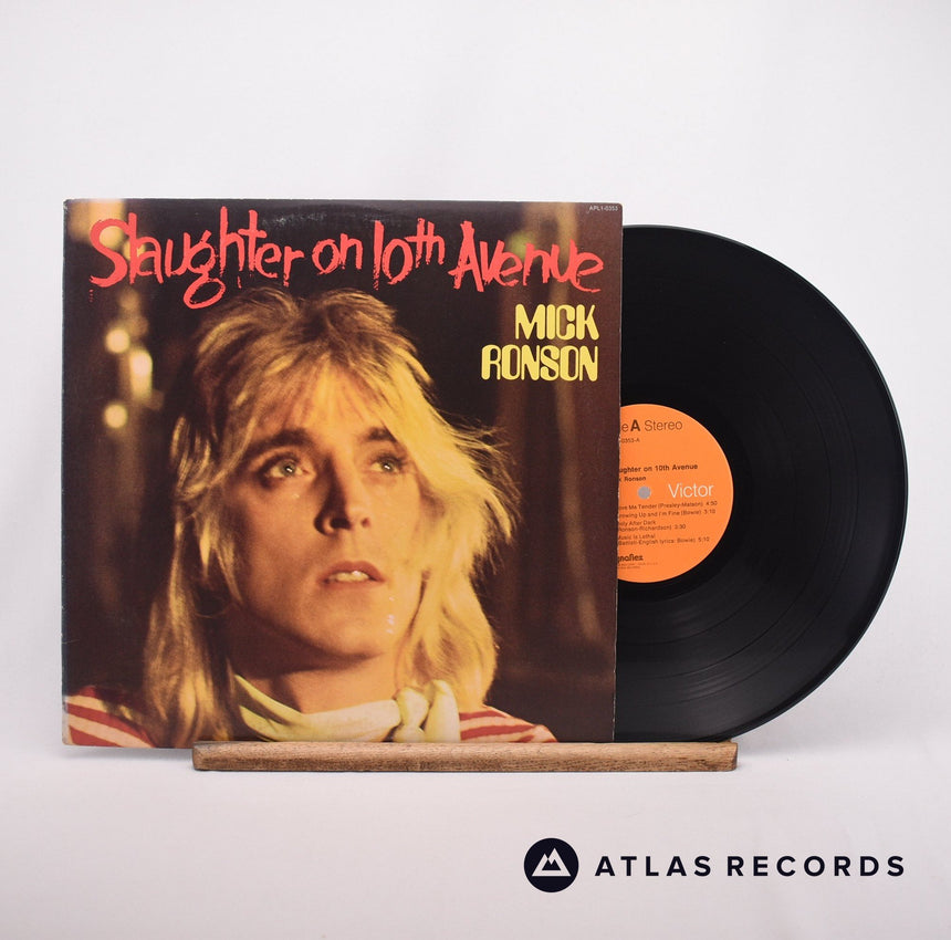 Mick Ronson Slaughter On 10th Avenue LP Vinyl Record - Front Cover & Record