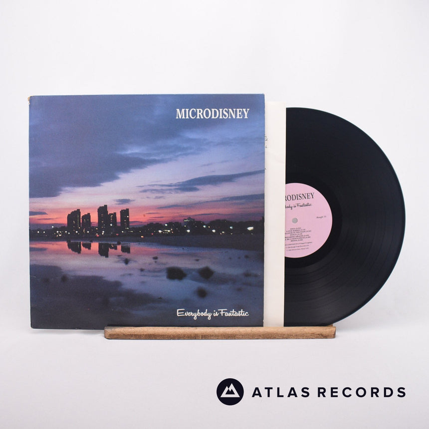 Microdisney Everybody Is Fantastic LP Vinyl Record - Front Cover & Record