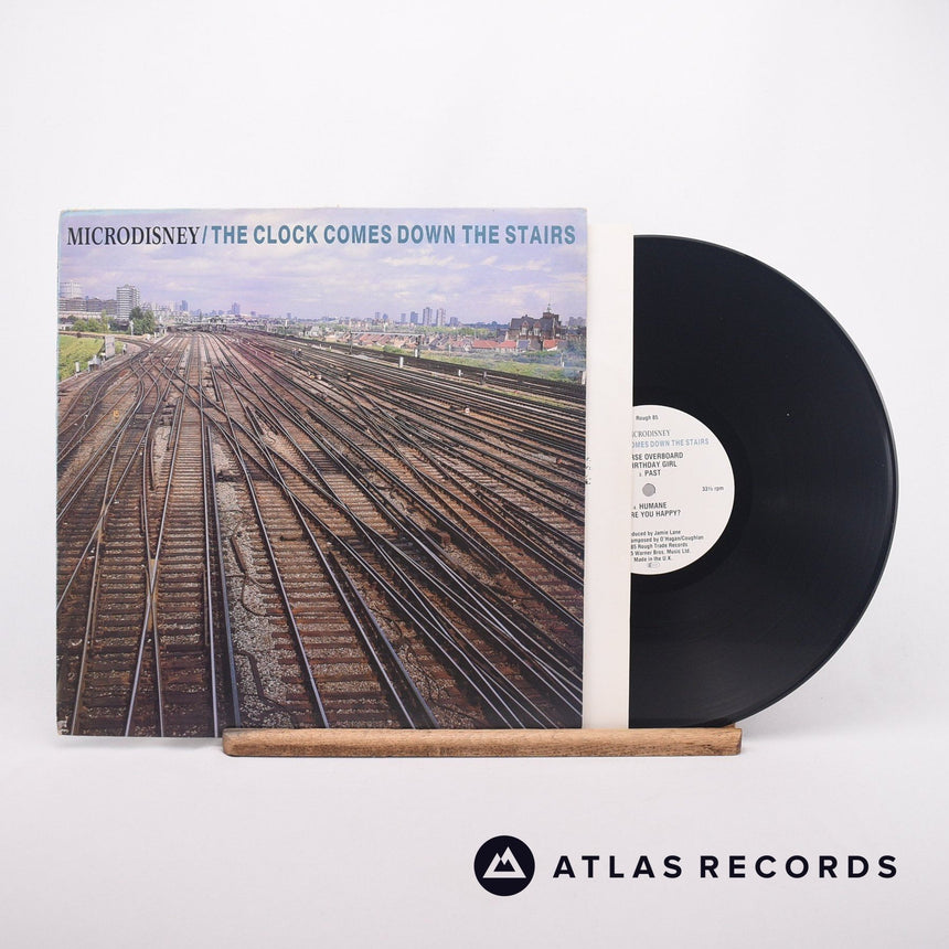 Microdisney The Clock Comes Down The Stairs LP Vinyl Record - Front Cover & Record