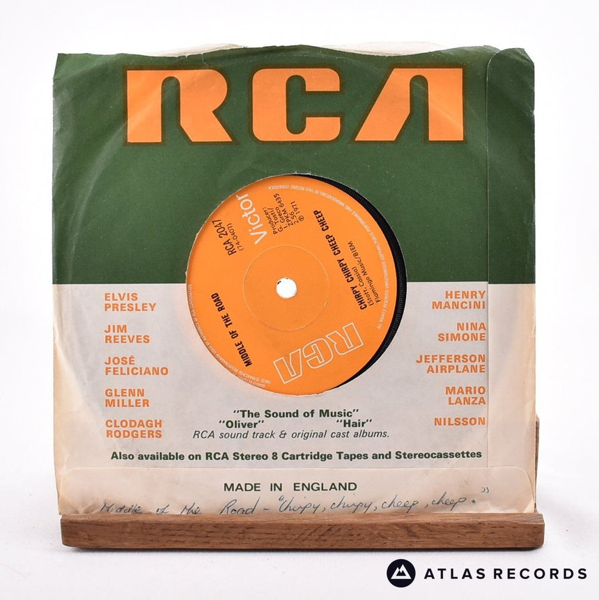 Middle Of The Road - Chirpy Chirpy Cheep Cheep - 7" Vinyl Record - VG+/VG+