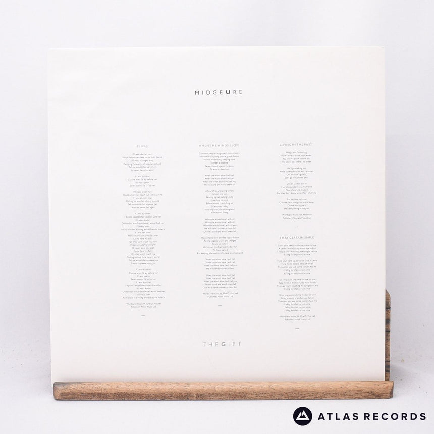 Midge Ure - The Gift - Textured Sleeve Townhouse LP Vinyl Record - EX/EX