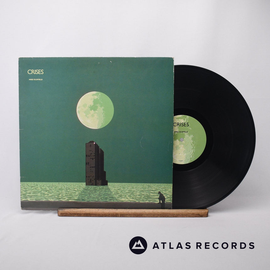 Mike Oldfield Crises LP Vinyl Record - Front Cover & Record