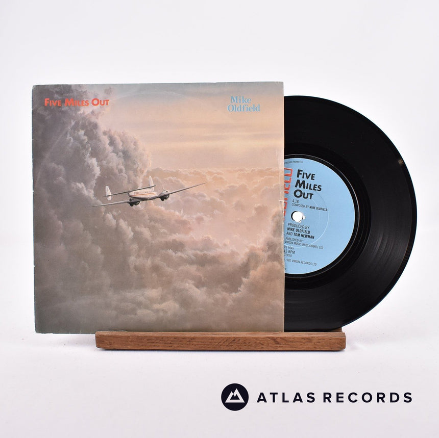 Mike Oldfield Five Miles Out 7" Vinyl Record - Front Cover & Record