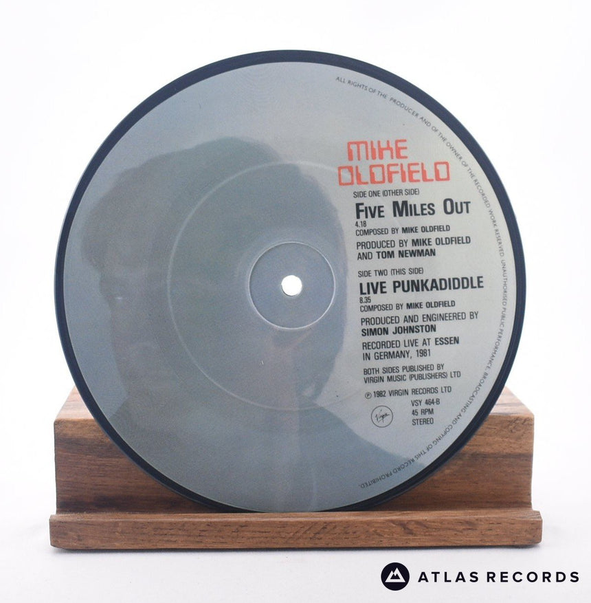 Mike Oldfield - Five Miles Out - Picture Disc 7" Vinyl Record - EX/VG+