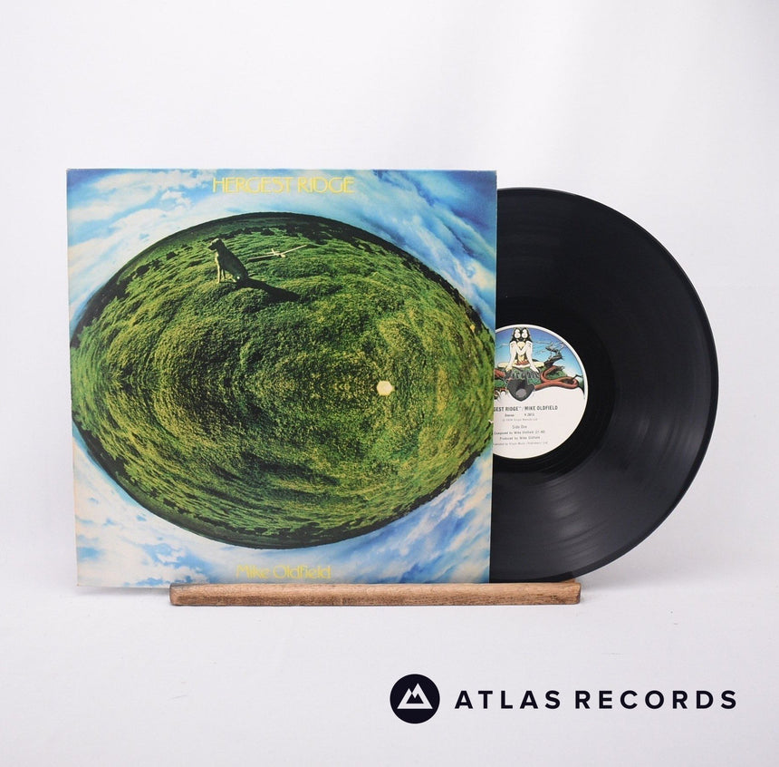 Mike Oldfield Hergest Ridge LP Vinyl Record - Front Cover & Record