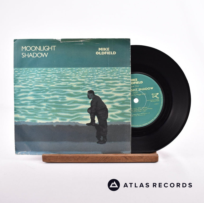 Mike Oldfield Moonlight Shadow 7" Vinyl Record - Front Cover & Record