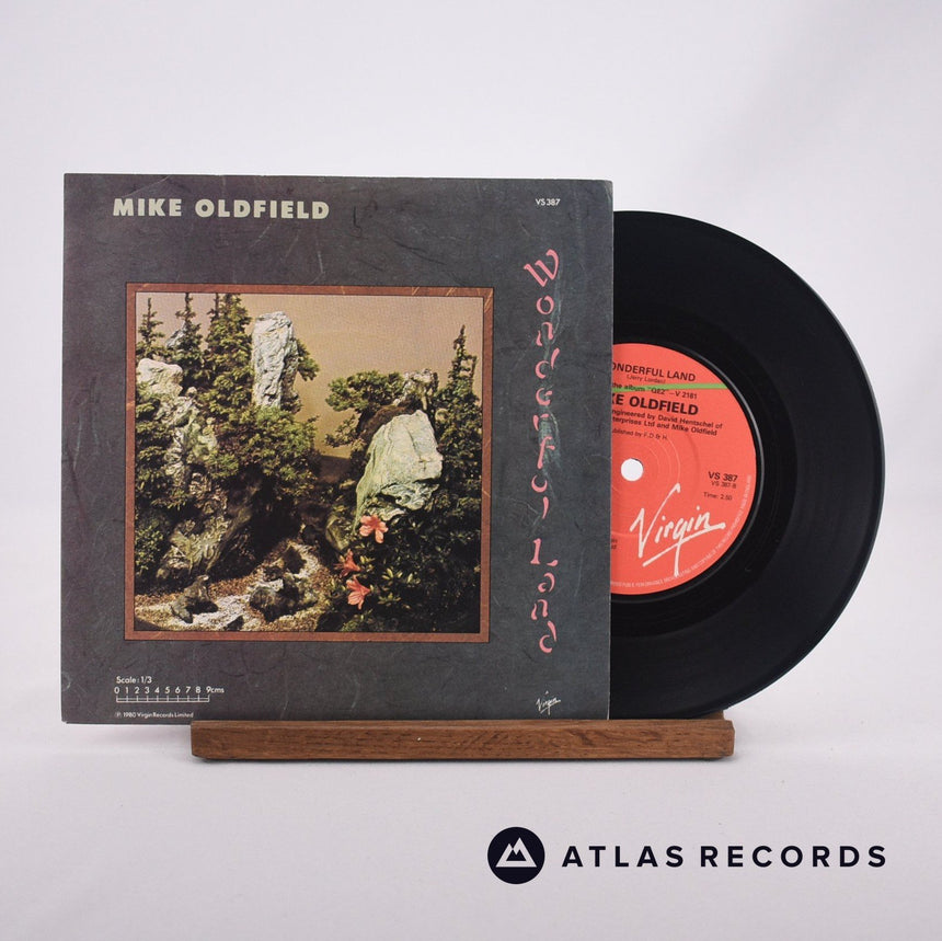 Mike Oldfield Wonderful Land 7" Vinyl Record - Front Cover & Record