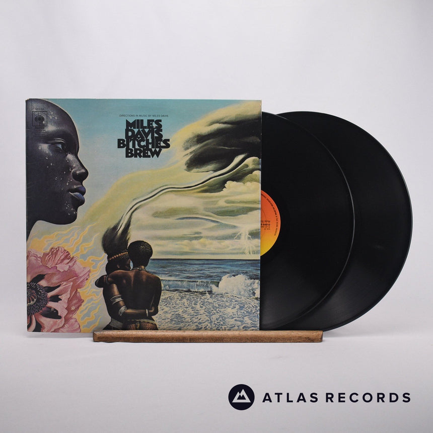 Miles Davis Bitches Brew Double LP Vinyl Record - Front Cover & Record