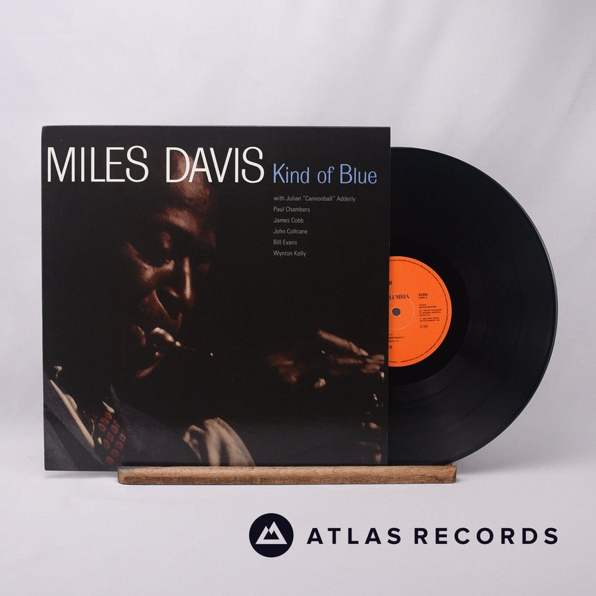 Miles Davis Kind Of Blue LP Vinyl Record - Front Cover & Record