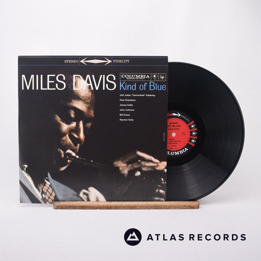 Miles Davis Kind Of Blue LP Vinyl Record - Front Cover & Record