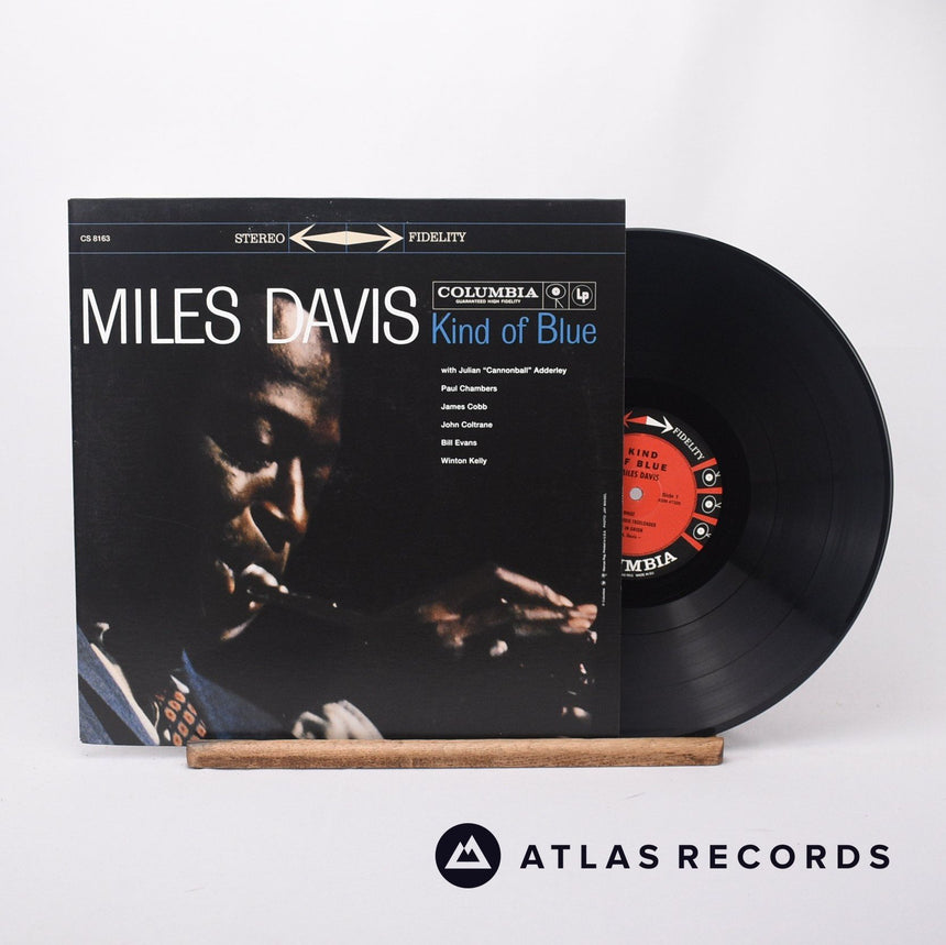 Miles Davis Kind Of Blue LP Vinyl Record - Front Cover & Record