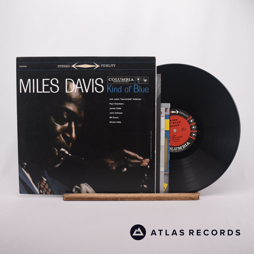 Miles Davis Kind Of Blue LP Vinyl Record - Front Cover & Record