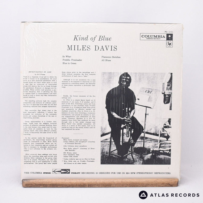 Miles Davis - Kind Of Blue - Reissue Us LP Vinyl Record - EX/VG+