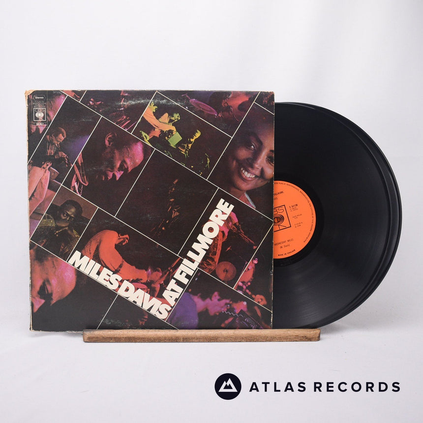 Miles Davis Miles Davis At Fillmore 2 x LP Vinyl Record - Front Cover & Record